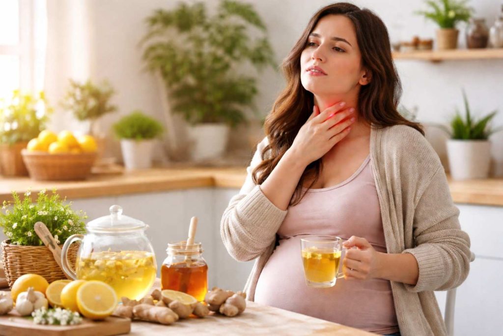 sore throat during pregnancy home remedies