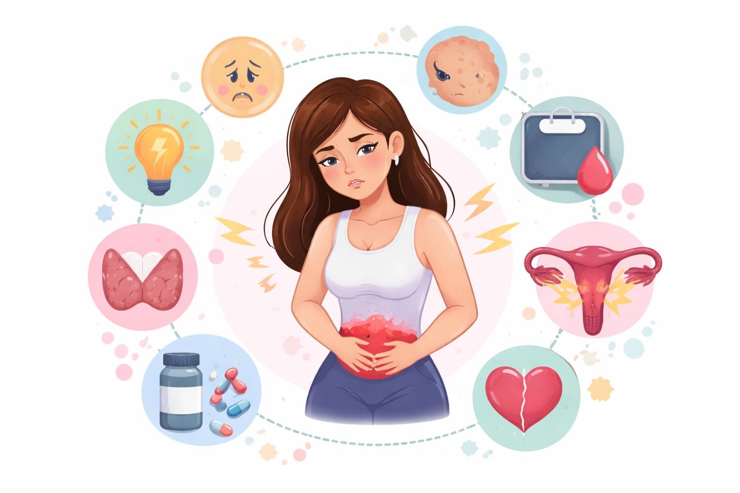 hormonal imbalance in women, female hormone symptoms, hormone imbalance treatment